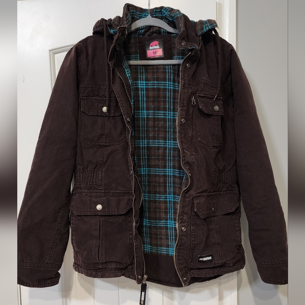 Berne Women's Jacket Regular MEDIUM with inner flannel